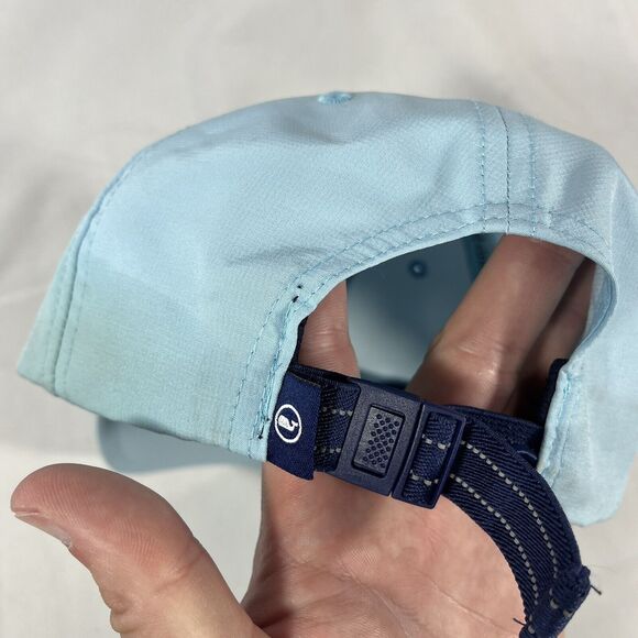 VINEYARD VINES HAT CAP POWDER BLUE ADJUSTABLE ONE SIZE FITS MOST STRAP LOGO OSFM - Picture 8 of 11
